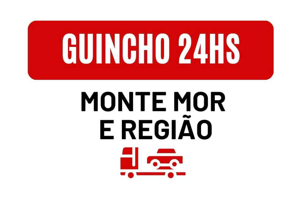 Guincho 24 horas em Monte Mor. Guincho perto de mim